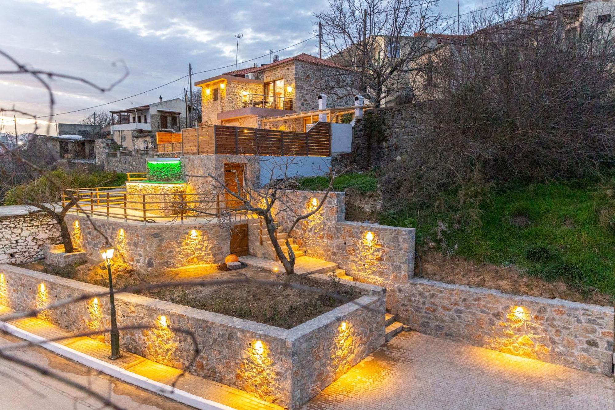 Lasithi Luxury Villa Mesa Lasithi Exterior foto