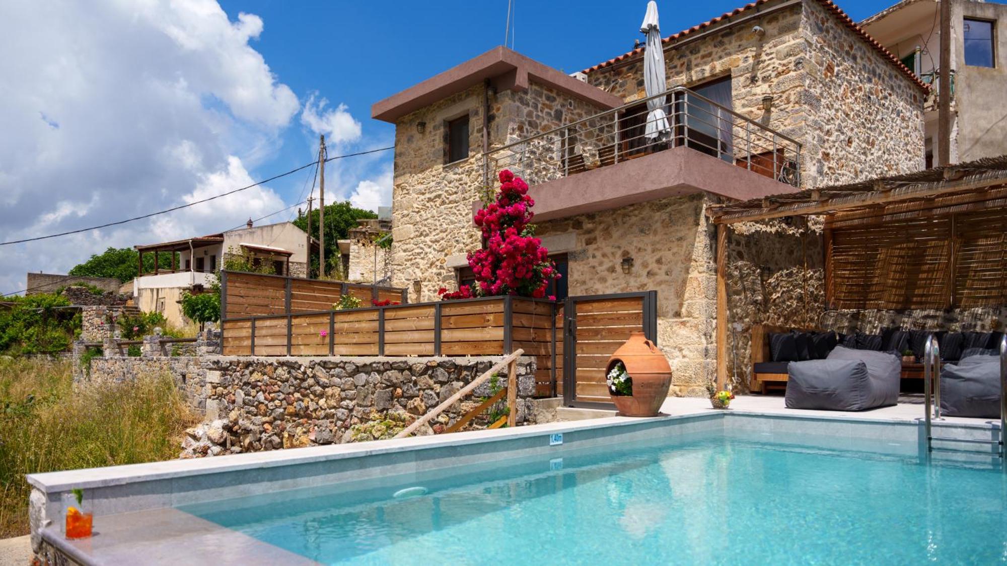 Lasithi Luxury Villa Mesa Lasithi Exterior foto