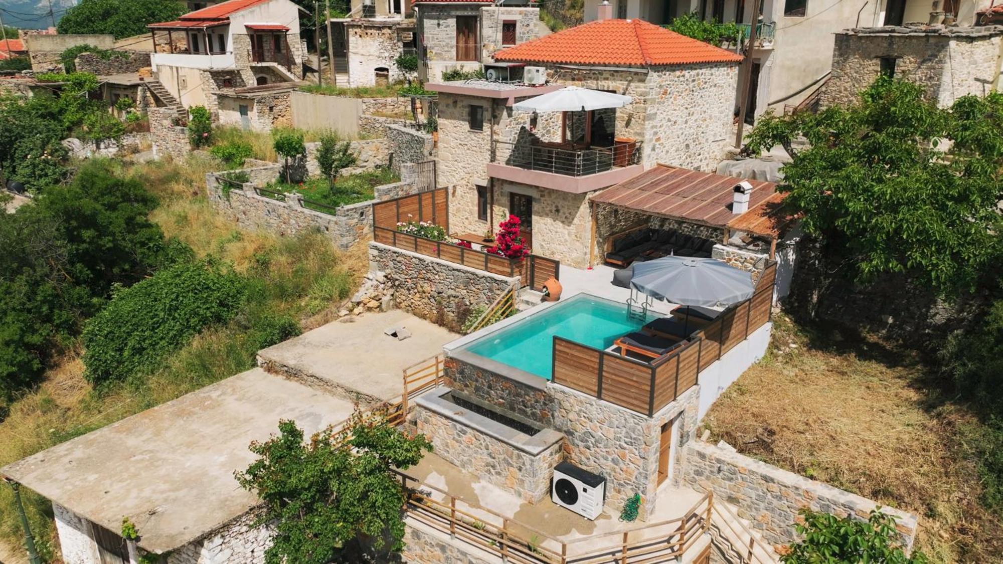 Lasithi Luxury Villa Mesa Lasithi Exterior foto